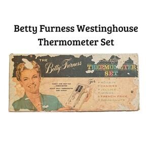 Vintage Betty Furness Westinghouse Thermometer Set Mid Century Kitchen